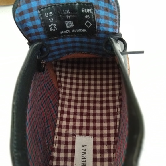 Ben Sherman Black Leather Chukka Boots - 12 main image 5